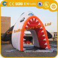 Giant shark inflatable tent , shark tunnel inflatable tent , outdoor inflatable tent , shark inflatable dome for party